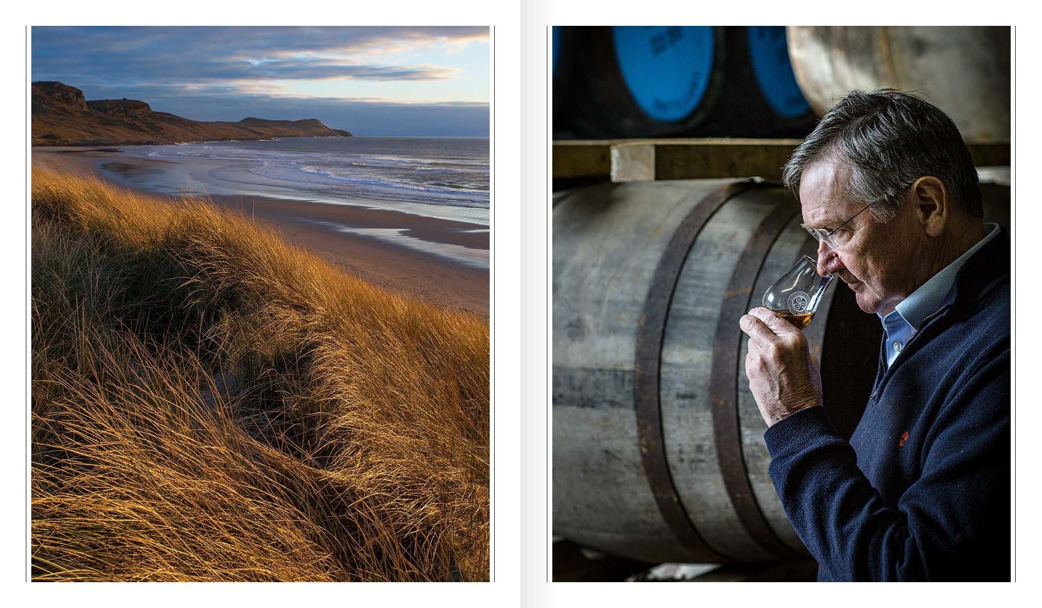 Scotch Whisky: Eine Reise zu Schottlands besten Destillerien. Mit stimmungsvollen Landschaftsaufnahmen