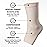 POWERLIX Ankle, Feet Orthopedic Brace Compression Support Sleeve (Pair) for Swelling, Sprain, Plantar Fasciitis, Arthritis, Tendinitis (Nude, Small)
