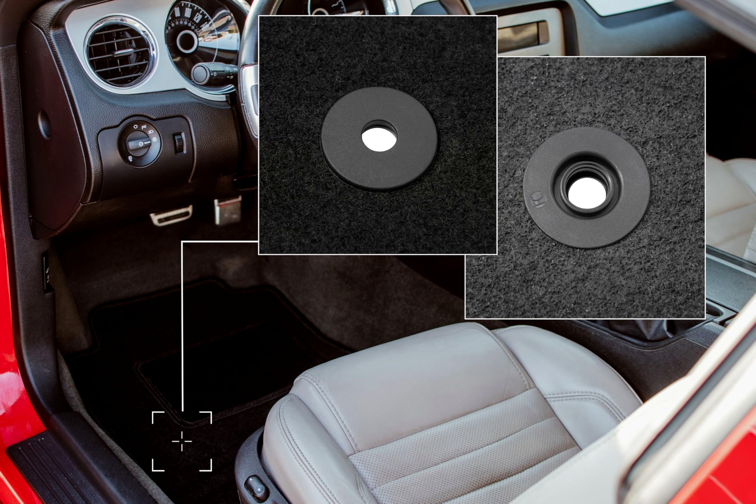 Czarny dopasowany dywanik kierowcy, pasuje do: Ford Mondeo MK5 limuzyna, kombi (2015-) wycieraczka strona kierowcy welurowe dywaniki samochodowe