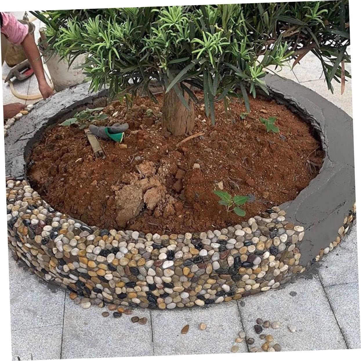 balacoo 3 Pack of Decorative Gravel for Planters Decor Aquarium Pebbles Terrarium Stones Lava Stone for Vase