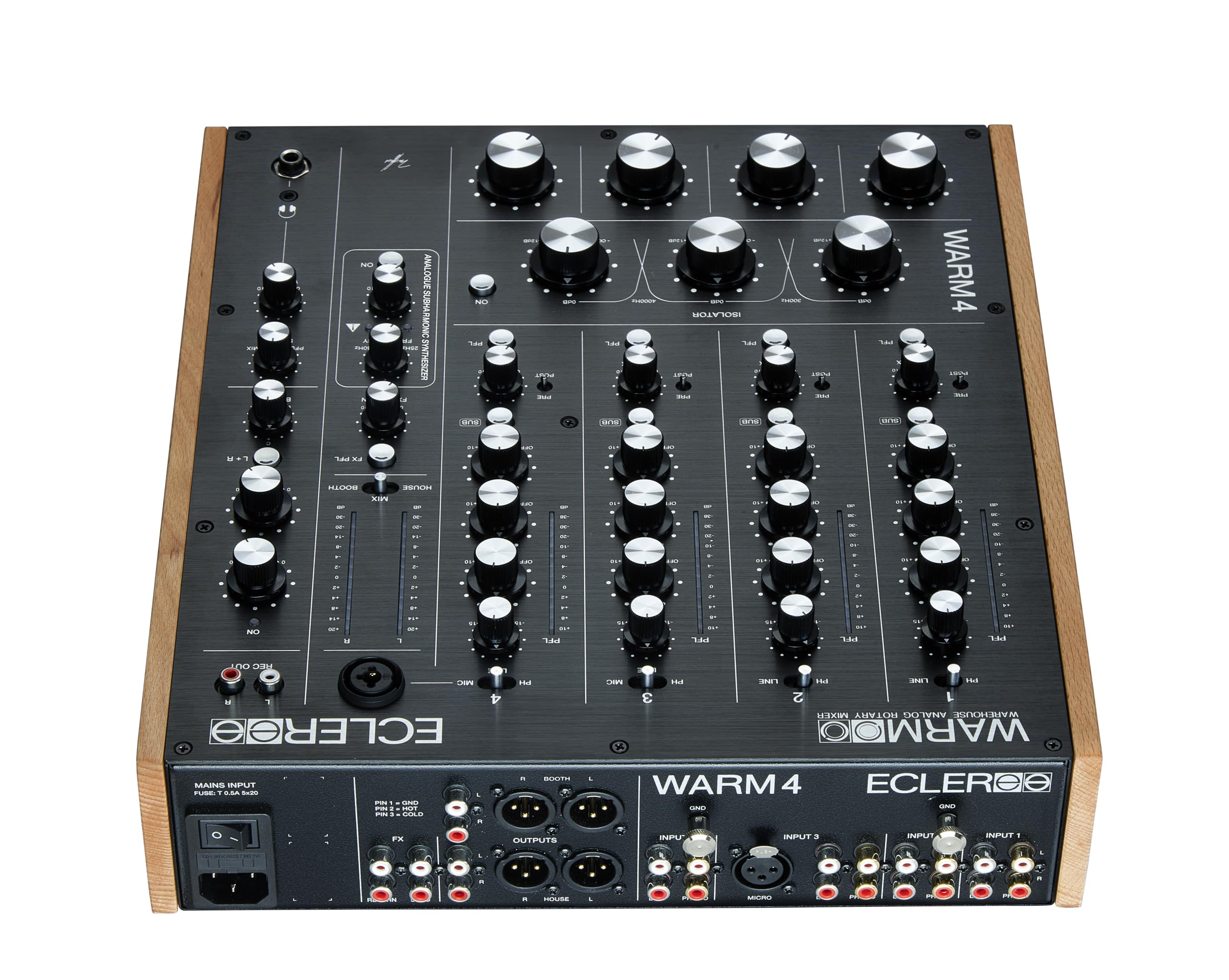 Ecler Warm4 - Frullatore Rotary DJ a 4 canali