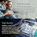 Omron Smart BP Monitor, Clinically Validated with AFib Detection & Bluetooth, Dual Display, Fully Automatic Upper Arm Blood Pressure Monitor with IntelliWrap Cuff (HEM-7383T1) gallery image