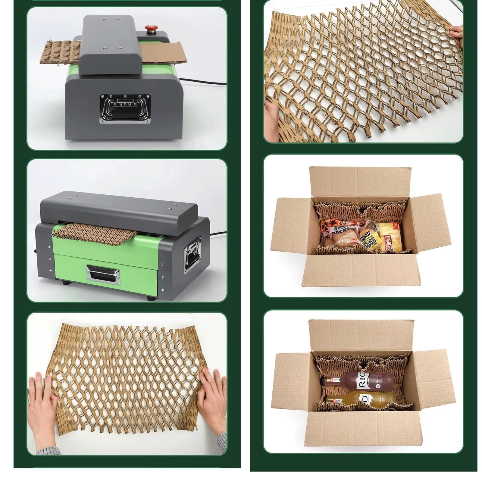 Abfallkartonschneider, Kartonschredder-Schneidemaschine, recycelbarer Abfallkarton-Wellpappenschneider, geeignet for Verpackungen