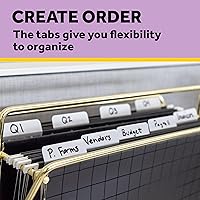 Vista 5 de Post-it Tabs, 2 in, Solid, White, 25 Tabs/On-The-Go Dispenser, 2 Dispensers/Pack (686F-50WH)