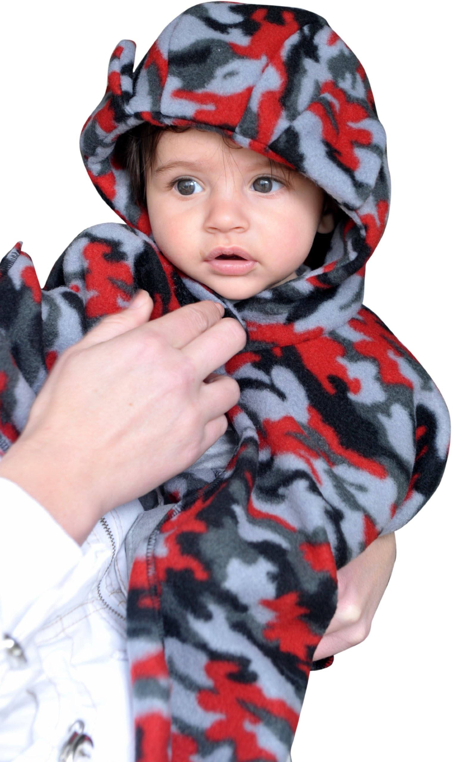 Original Fleece Wrapeaze (Xs) Infant in Red/black Camo