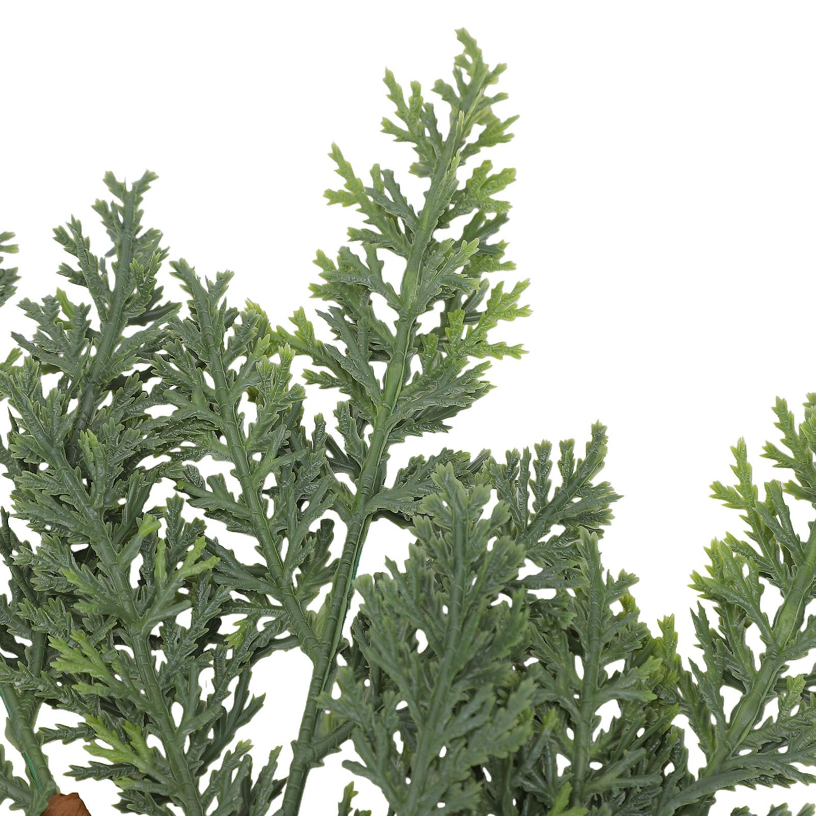Fdit Künstliche Tannenzweige, Weiche Grüne Zweige aus PE, 45 cm, for | PE-Weichgummi-Kiefernzweige, Naturgetreue Nadeln, Biegsame Stiele für Deko