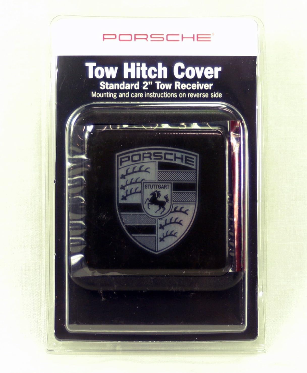 Porsche Cayenne Black Tow Hitch Cover