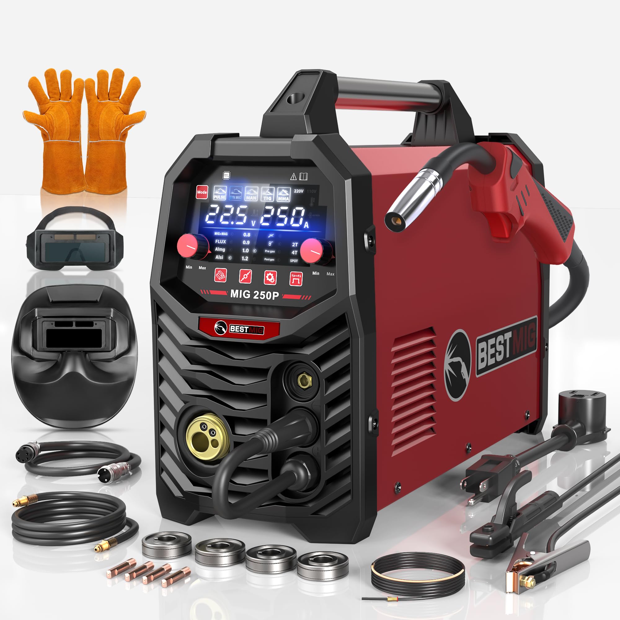 BESTMIG 250P 8-in-1 Welder