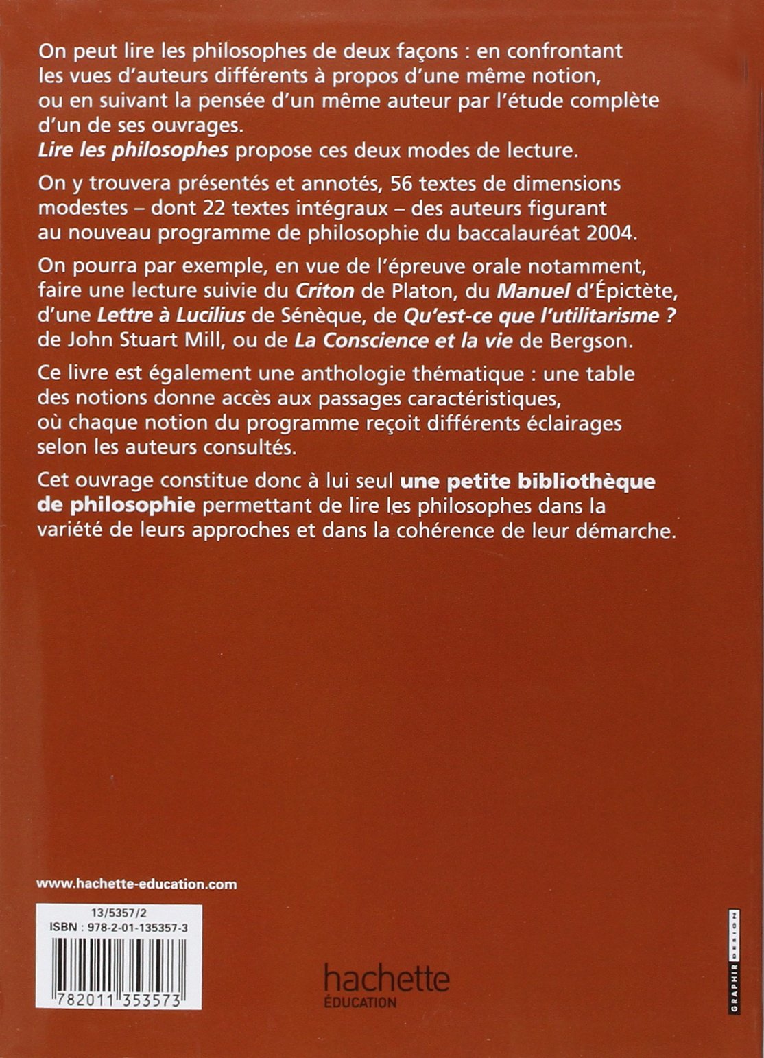 Lire les philosophes Tle