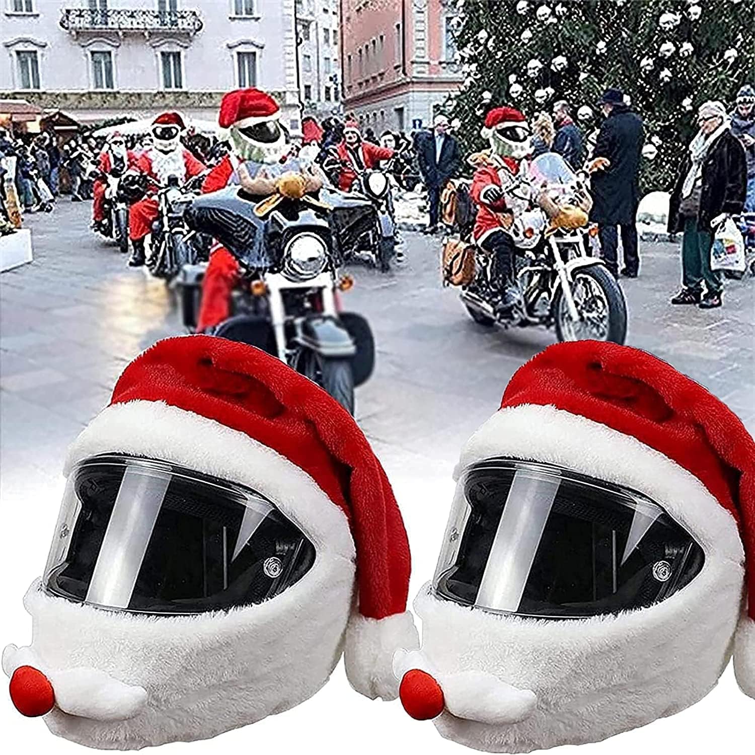 FunnyRiders Stoffen Motorhelm Hoes, Grappige Volgelaatshelm Hoes, Leuk Ontwerp, Accessoires voor Motorhelmen, Beschermt tegen Stof, Deuken, Krassen, Handgemaakt in Polen, Universele Maat (Geel