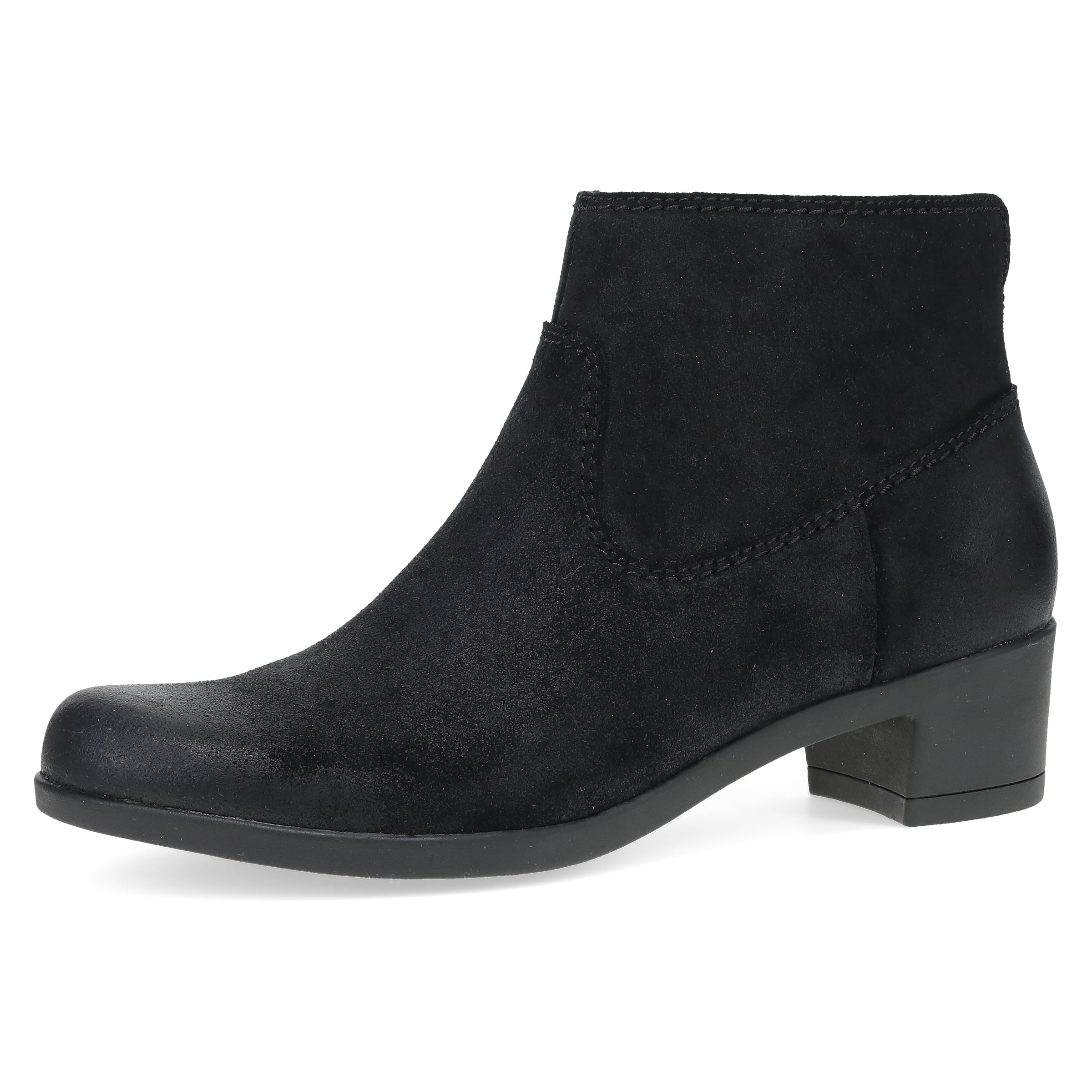 Dansko Carmella Ankle Bootie for Women - Premium Leather and Rubber Outsole for Long-Lasting Wear Natural Arch and