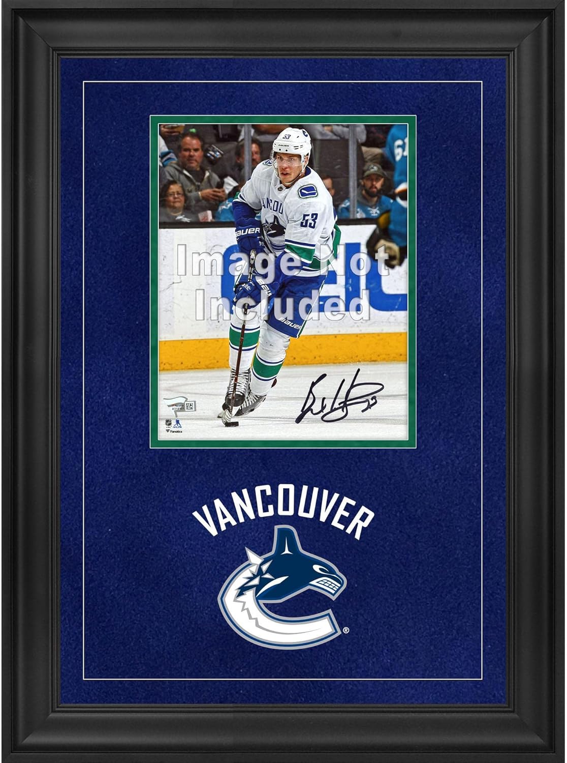 Vancouver Canucks Deluxe 8" x 10" Vertical Photograph Frame with Team Logo - Hockey Other Display Cases