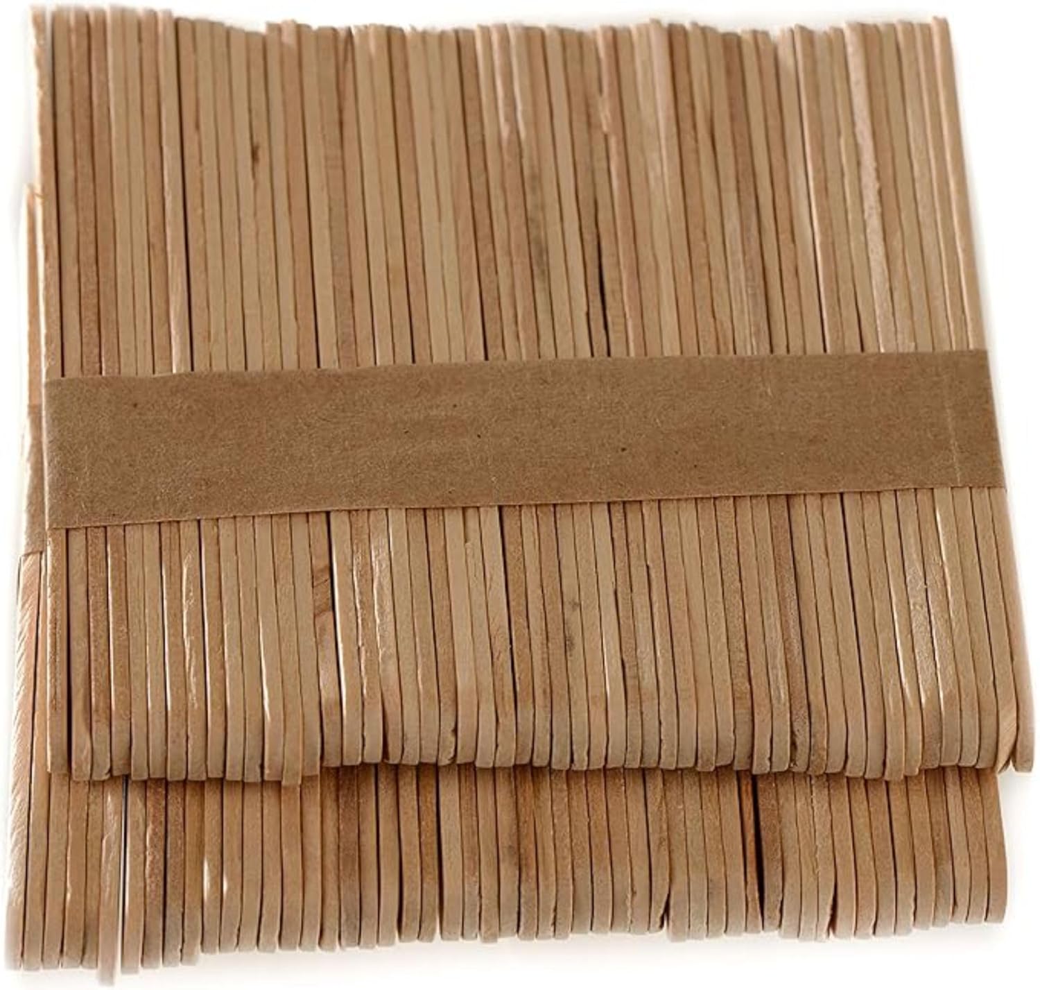 [100 Pack] Kraft Wooden Craft Sticks - Great for Arts and Crafts, Natural Wooden Treat Sticks, Wooden Popsicles Sticks, Ice Cream Sticks Ideal for Kids, Teachers and Students