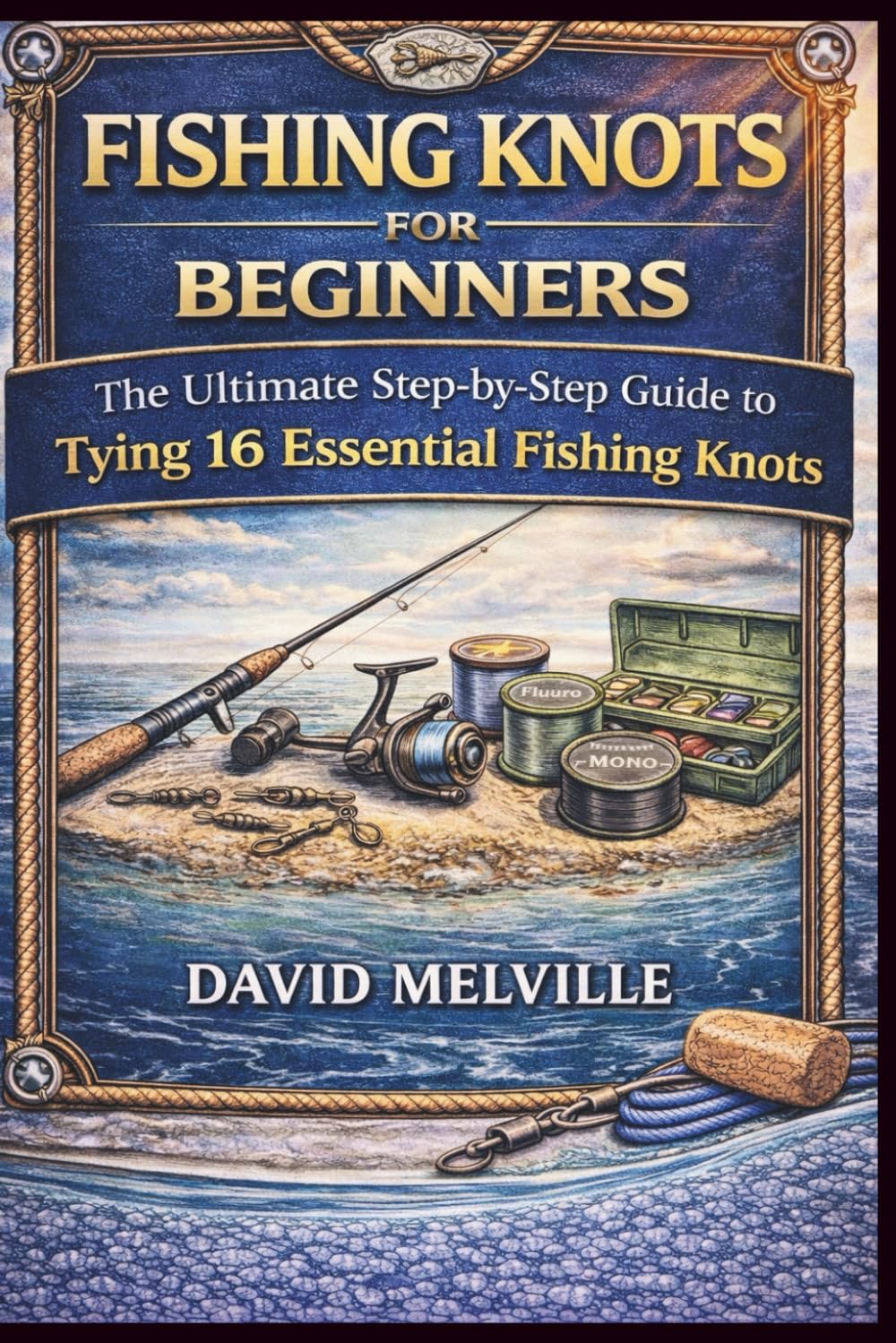 The Ultimate Fishing Knot Guide for Beginners: Master 16 Essential Knots with Step-by-Step Instructions and Practice Pages