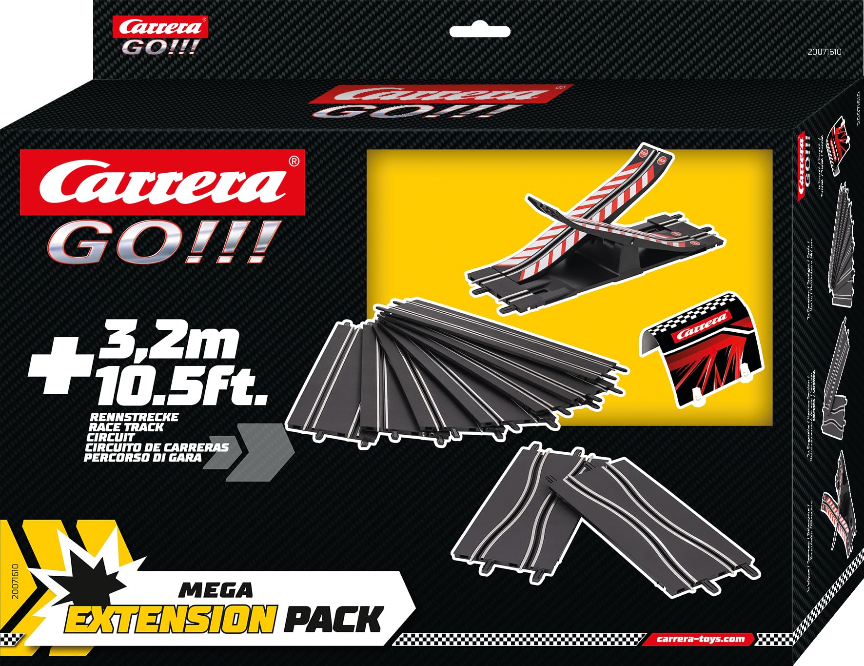 Amazon.com: Carrera GO Mega Slot Car Racetrack Extension Pack 1:43