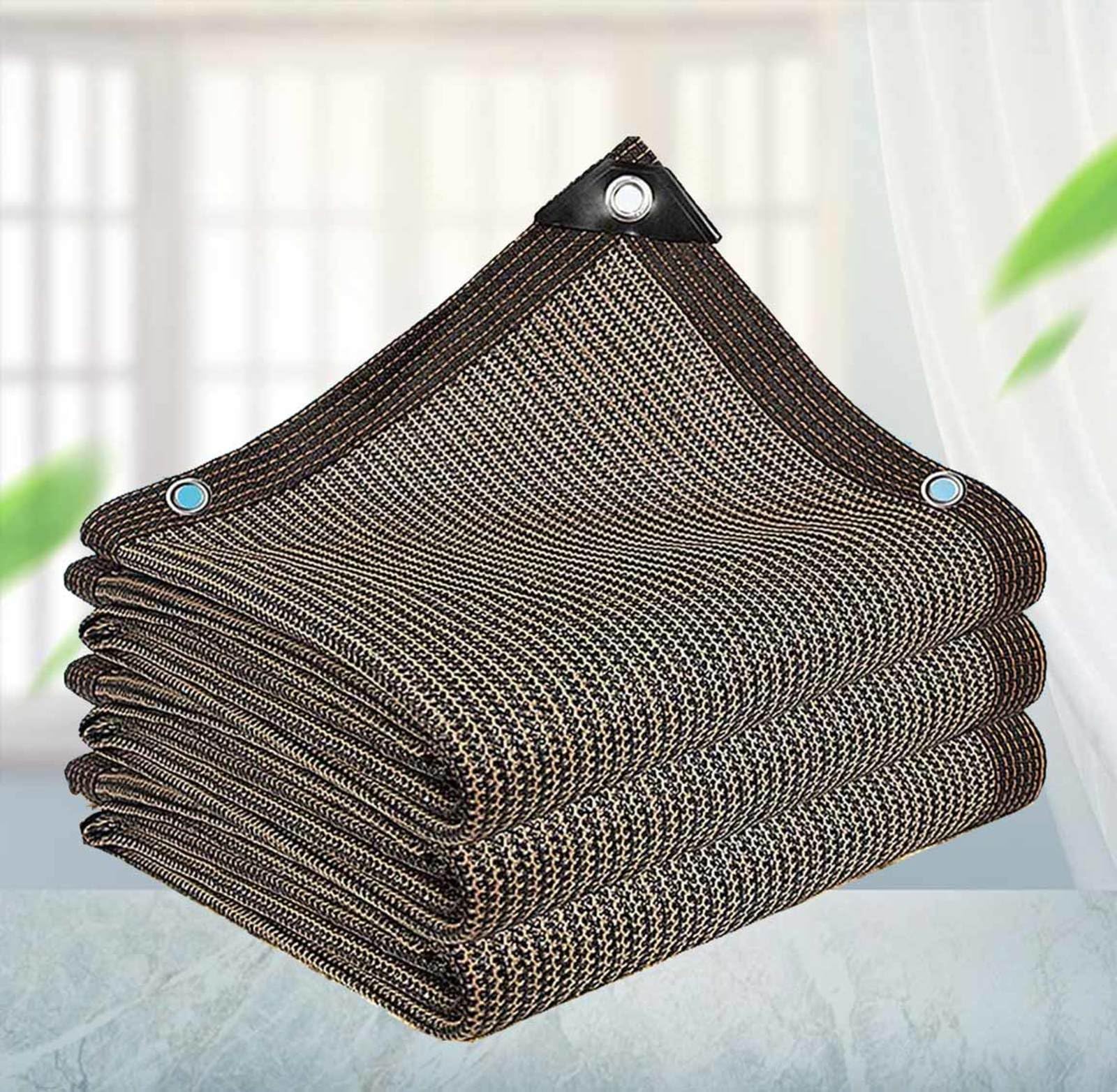 Filet d'ombrage 2x6m pour créer de la fraîcheur sur le balcon et camping