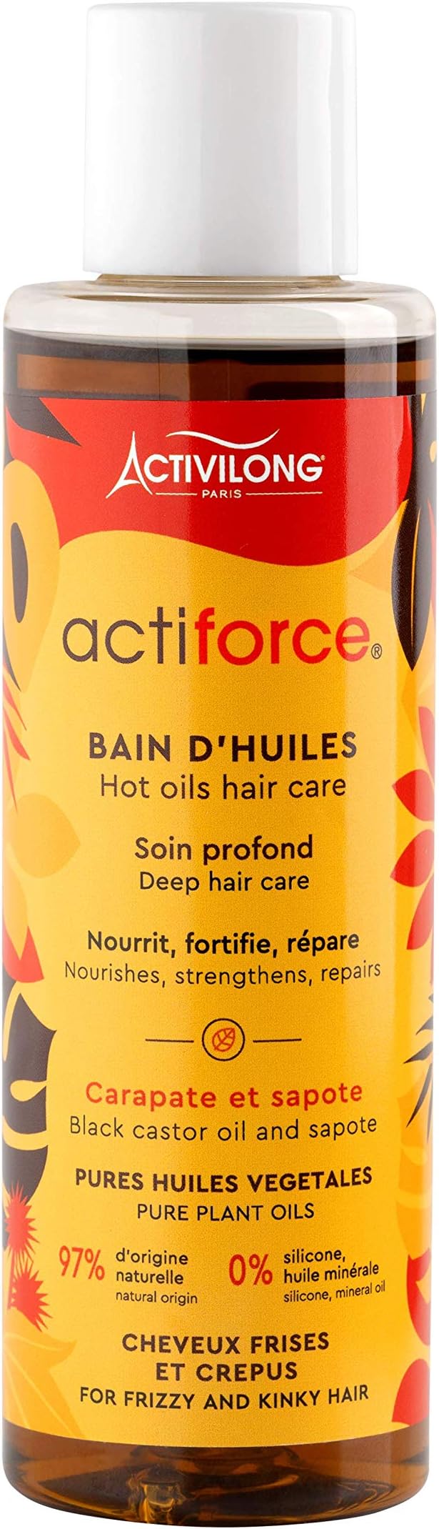 ActivilongActiforce Hot Oils Haircare Black Castor Oil and Sapote 150 ml