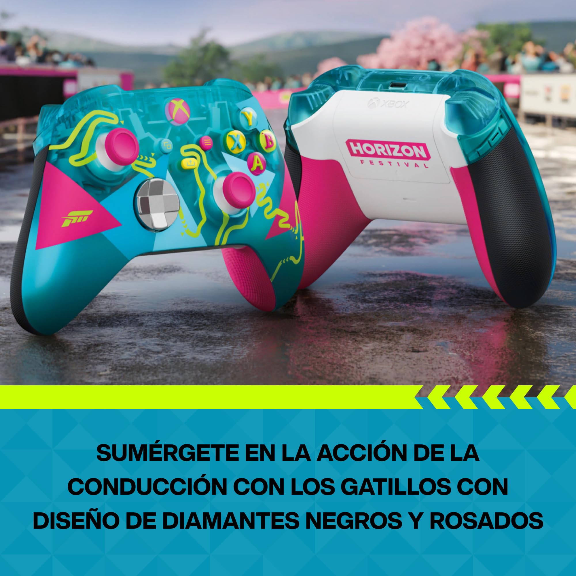Xbox Mando inalámbrico Forza Horizon 6 Edición limitada Series X|S, One, PC y dispositivos habilitados para la nube