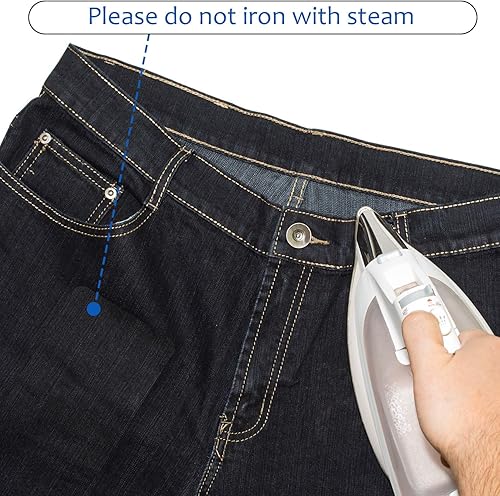 Miniatura 4 de Boao 30 Pieces Iron on Patches for Clothes Pants Jean Fabric Repair Adhesive Cotton Patches Khaki Blue Green Black Repair Decorating Kit Large Size