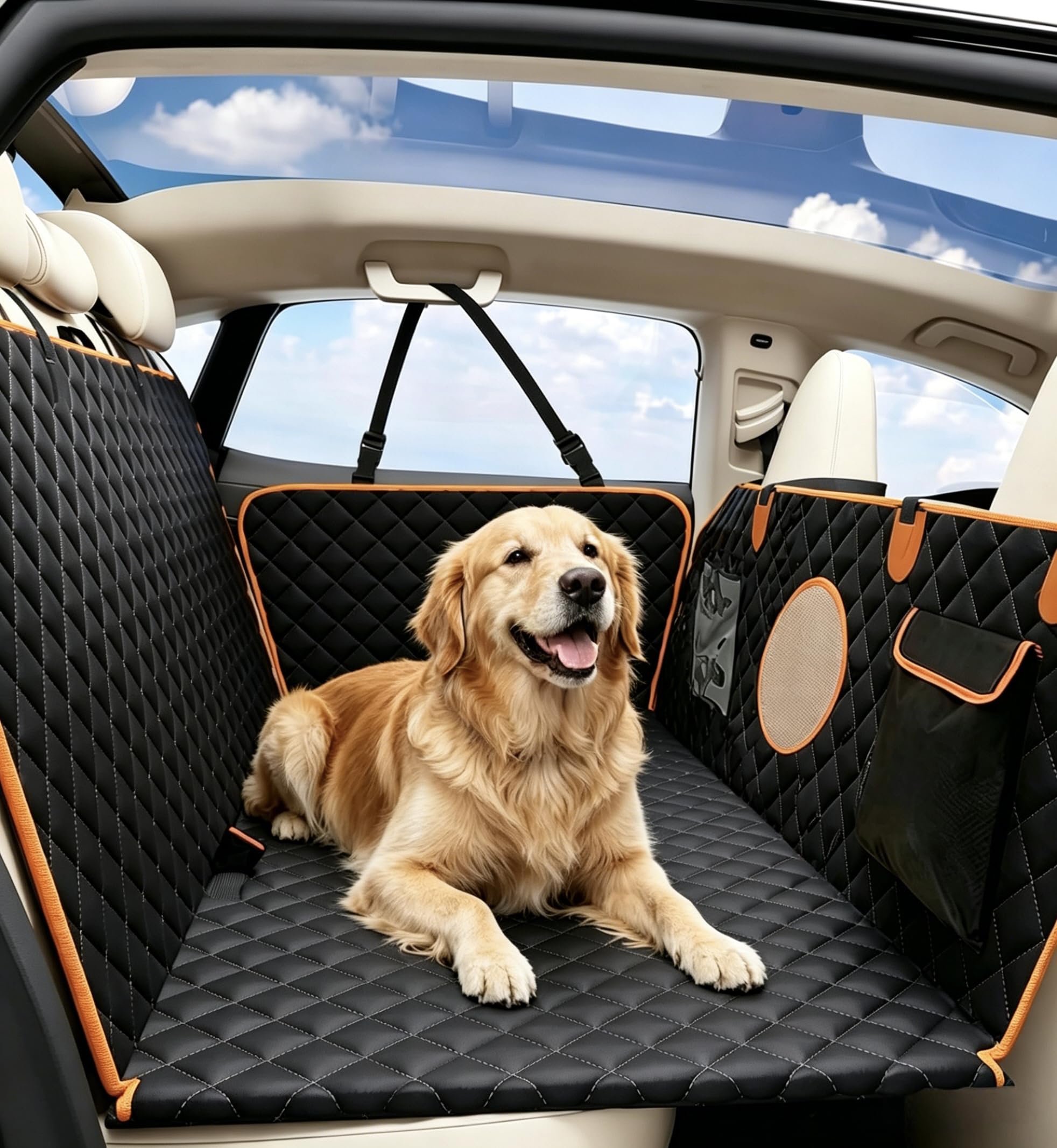 KONNAO Hard Bottom Back Seat Extender