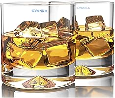 Syanka Glass Whiskey Glass - 6 Pieces, Transparent, 310ml