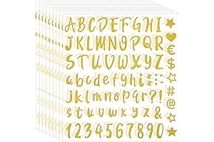 Glitter Grad Cap Letter Stickers: Adorn Your Graduation Cap with Shimmering Style