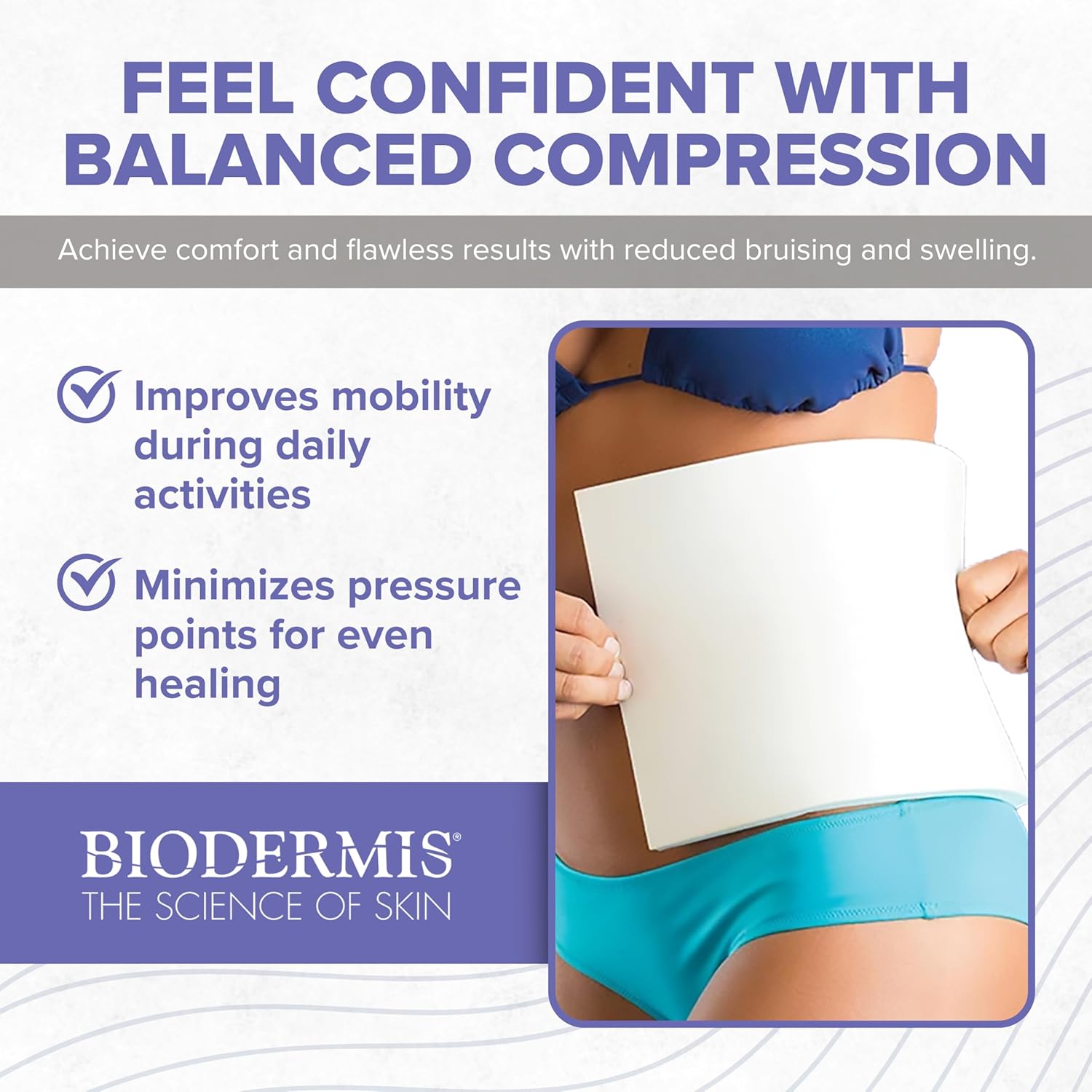 EpiFoam Silicone Coated Pads – Premium Durable Silicone Foam Dressing for Post-Surgical & Liposuction Recovery - Helps Balance Compression & Enhances Comfort - Includes 3 Sheets, 7.75 x 11.5 Inches