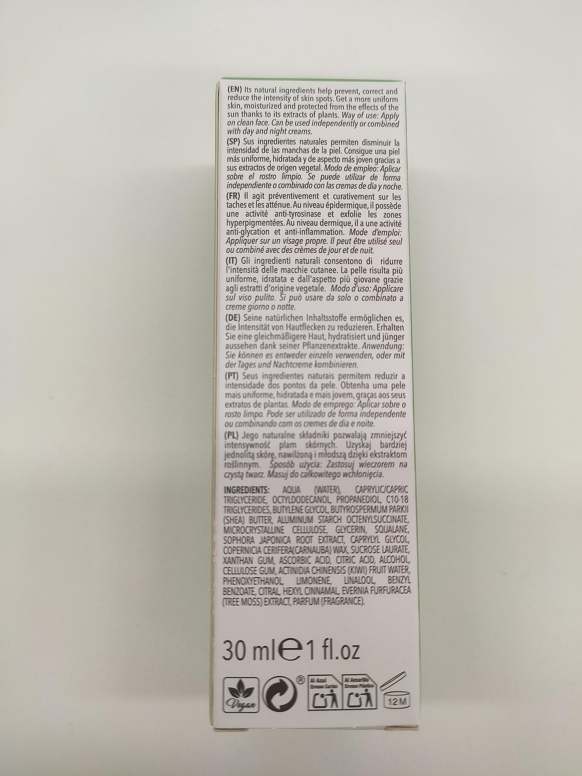 Postquam - Phitology | Anti Flecken Gesichtspflege Set - Tages Feuchtigkeitsgesichtscreme + Depigmentierende Nachtcreme + Anti Falten Serum + Peeling