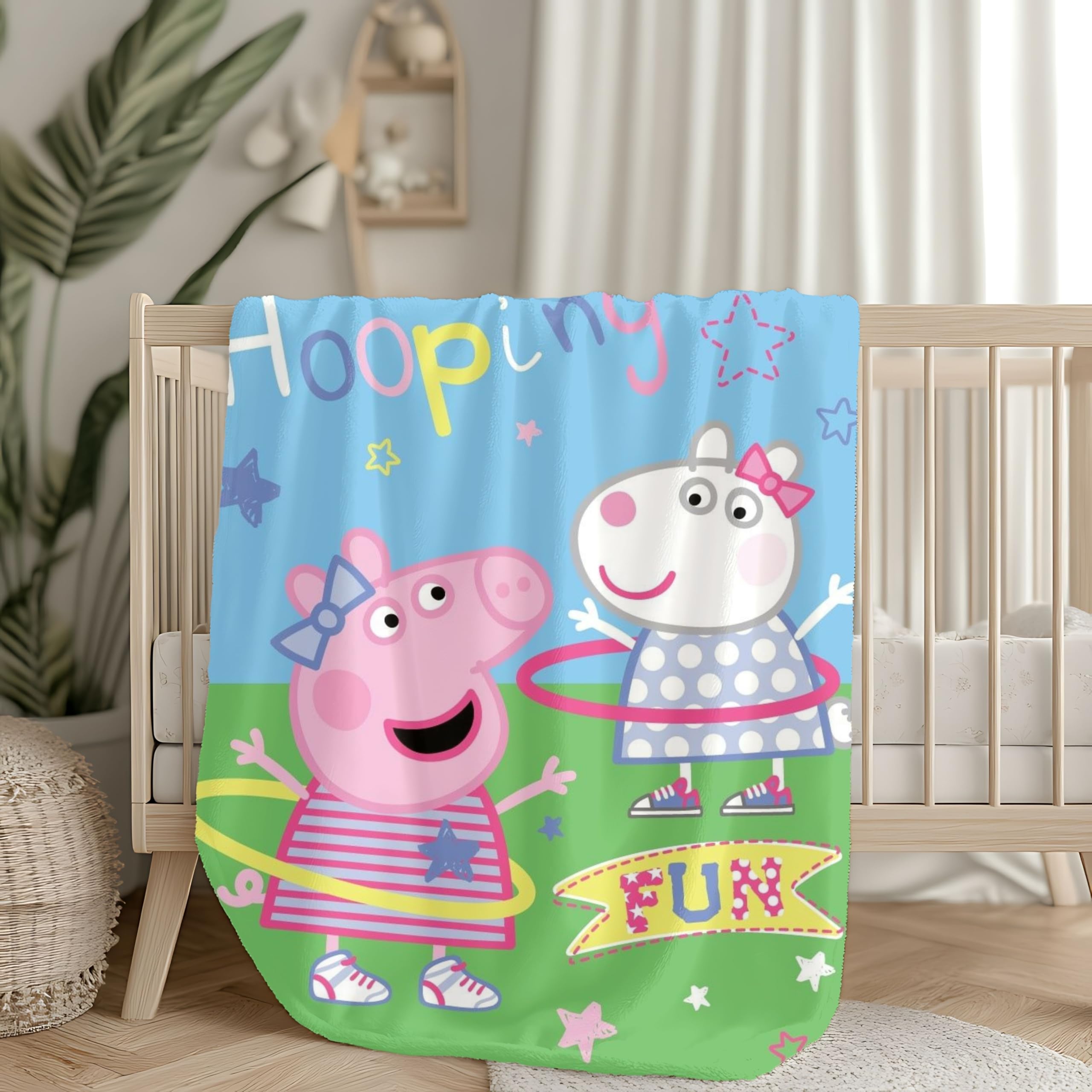 Peppa Pig Coperta In Pile Icon 100x150 Cm – Ufficiale, Morbida, Per Bambini, Rosa - 2