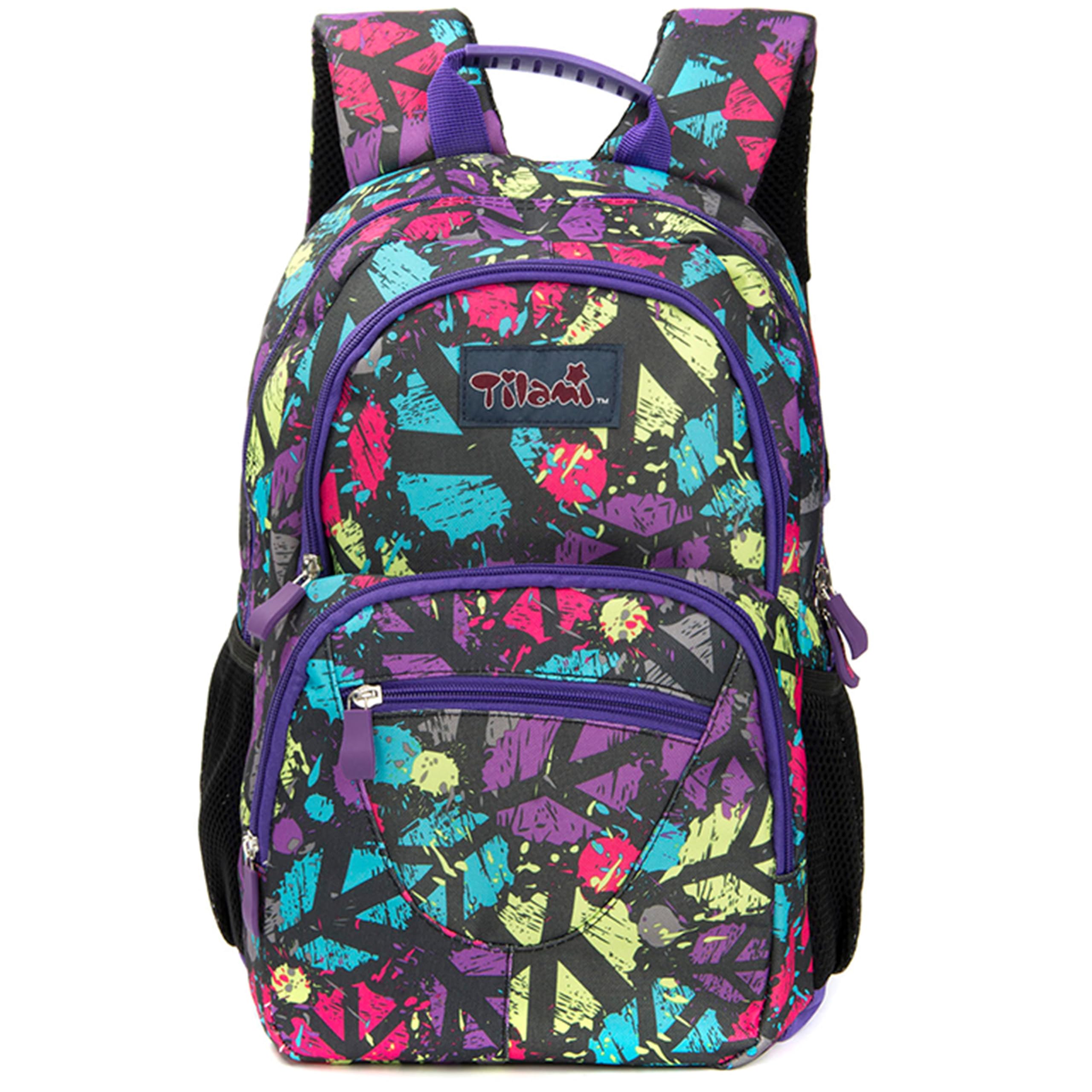 NEW TILAMI 14 Inch kid Toddler Backpack Boys Girls School Bag Kindergarten Elementary Cute Backpacks Doodle colored