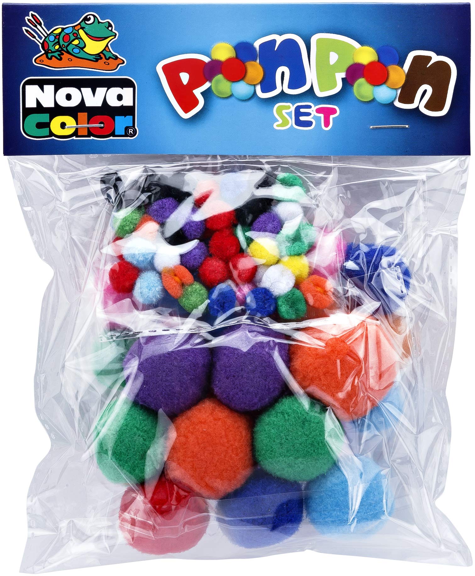 Nova Color NC-350 Renkli Ponpon 30cm