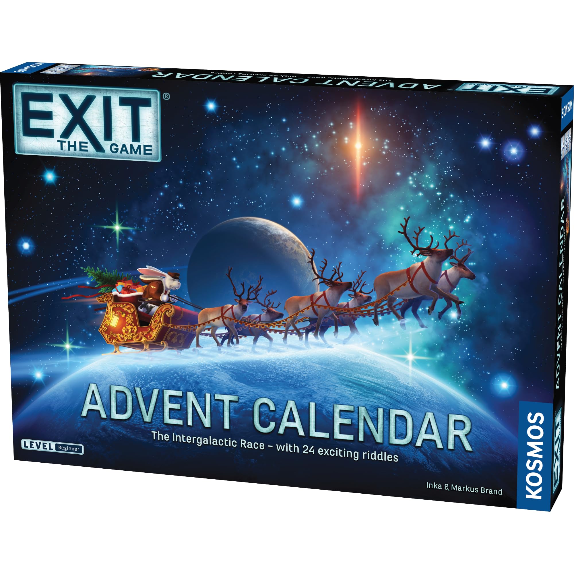 EXIT: The Game - Calendario dell'Avvento - La corsa intergalattica | Escape Room | 24 giorni di indovinelli | Traditon di Natale | Gioco spaziale