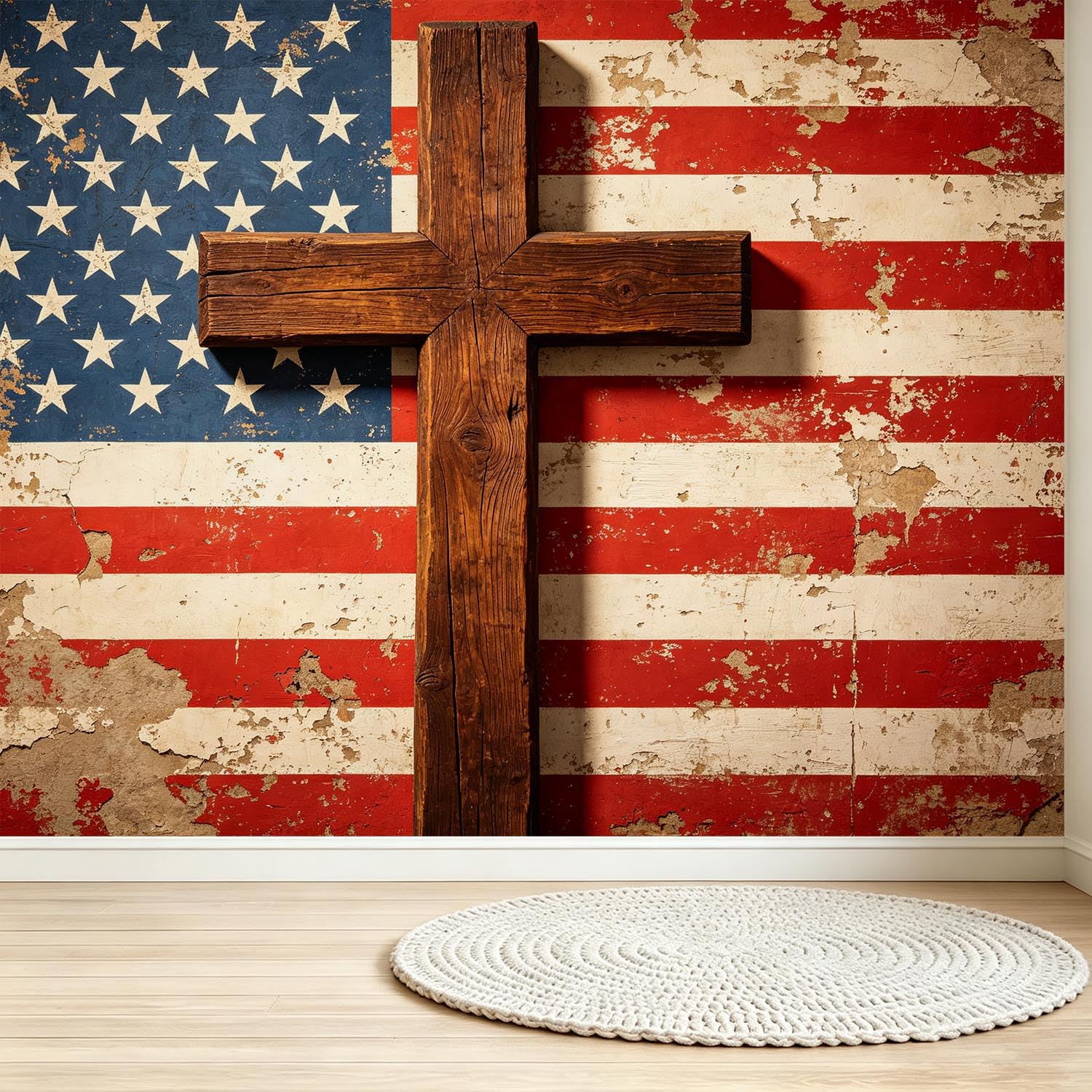 Fototapete Amerikanische Flagge Tapete 250 x 175 cm (WxH)