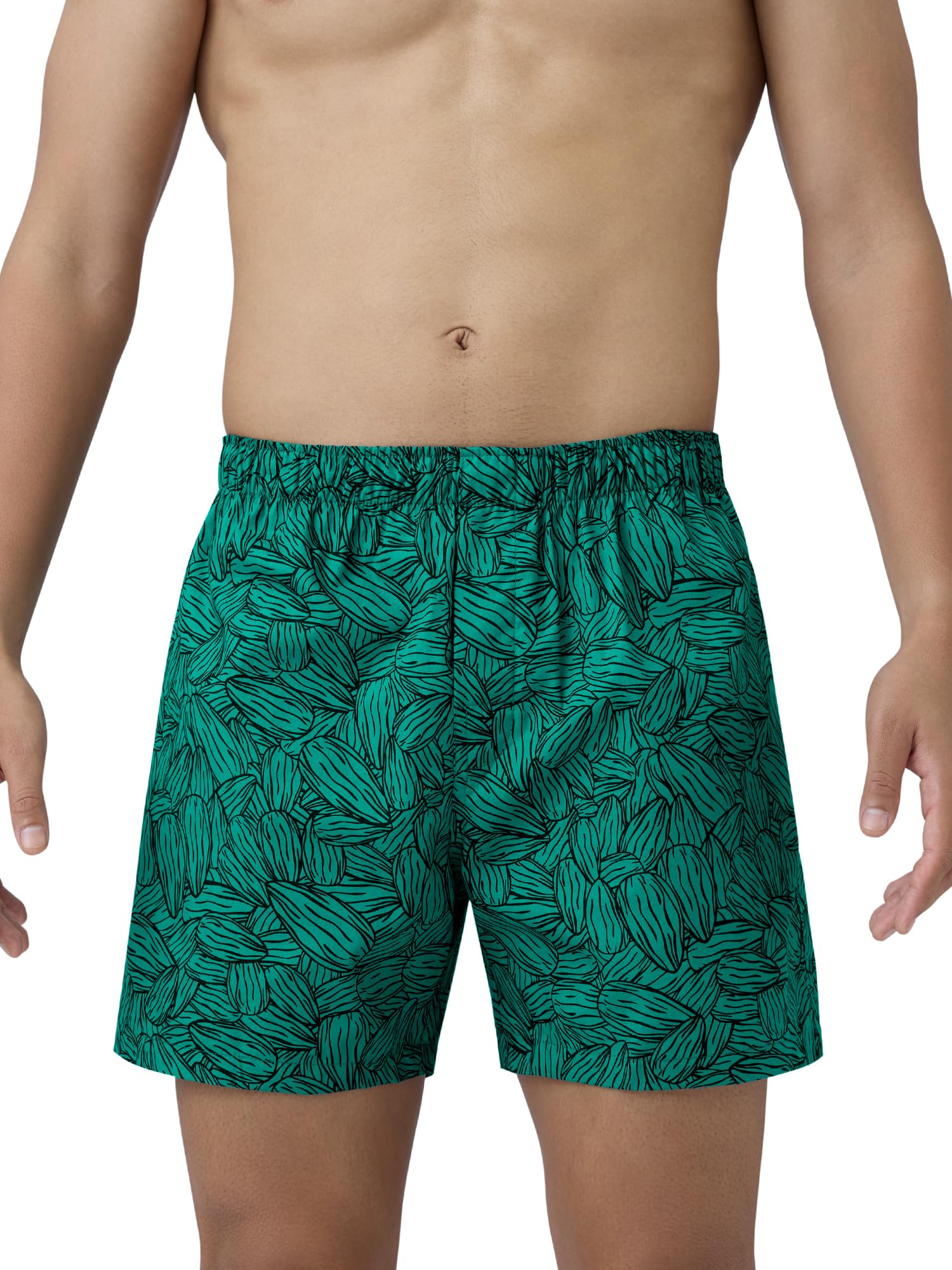 XYXXMen's Remix Regular Fit Cotton Printed Boxer with Dual Pocket & No Marks Waistband