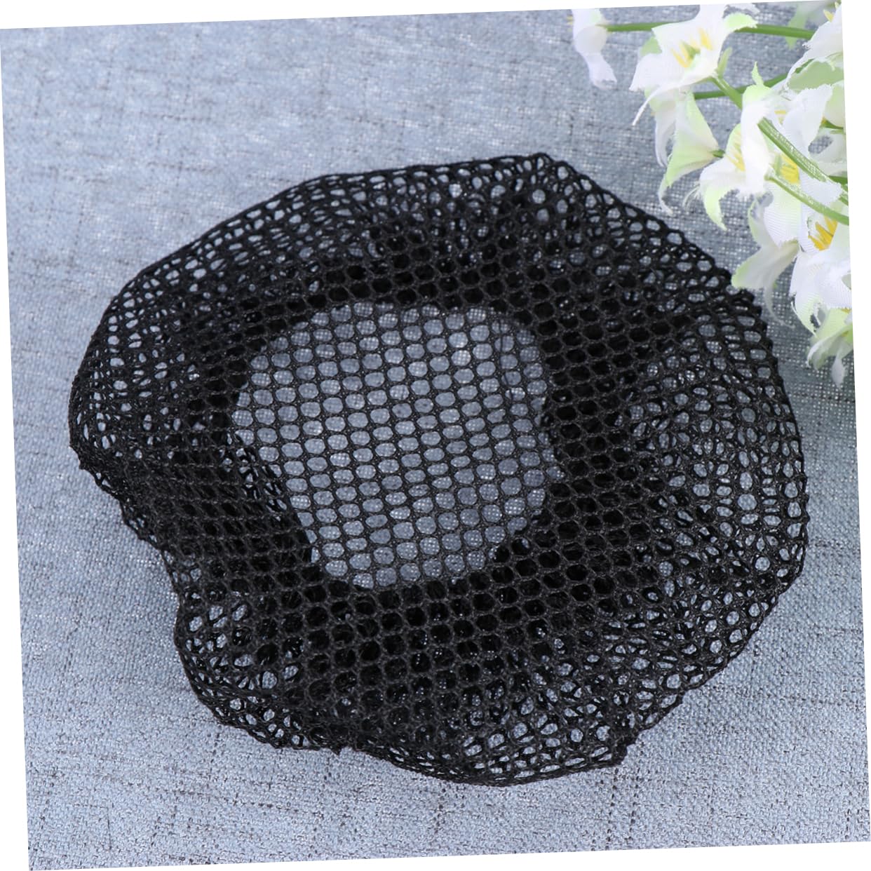 minkissy 60pezzi Rete Per Alta Elasticità Snood Raso Per Performance Di Danza Accessorio Elegante Per Ballo Senza Pizzo Nero