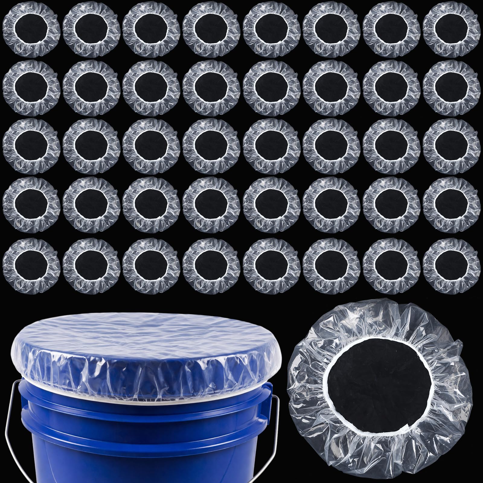 Housses de seau imperméables et résistantes aux UV en plastique robuste 4 mm lot de 100