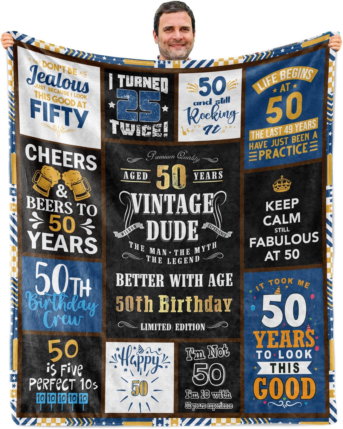 Raweeroner 50th Birthday Gifts for Men，50 Year Old Gifts for Men，50th Birthday Gift