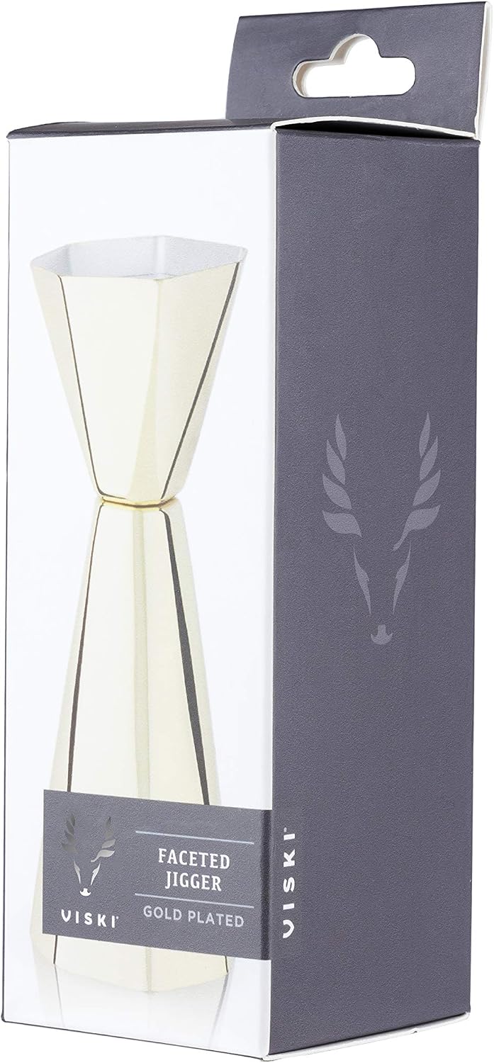 Faceted Gold Jigger by Viski®