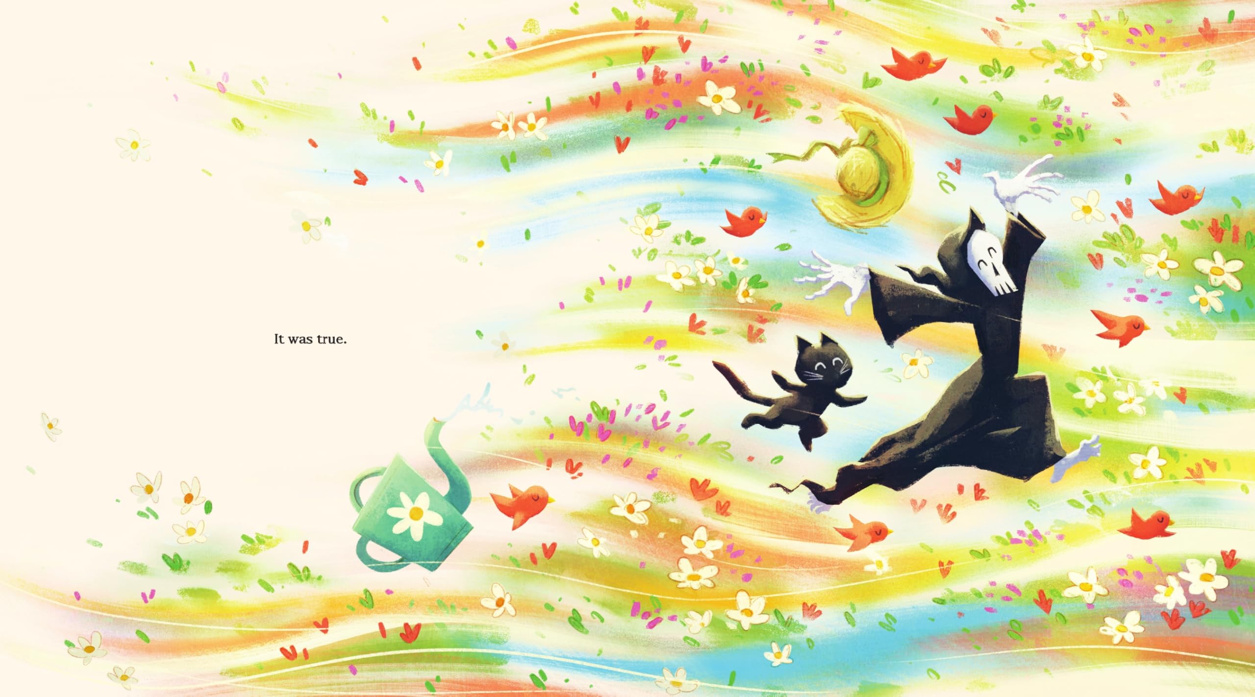 The Skeleton and the Cat: A Funny, Warm Picture Book about Unexpected Friendship and Small Joys, for Kids (Ages 4-8)