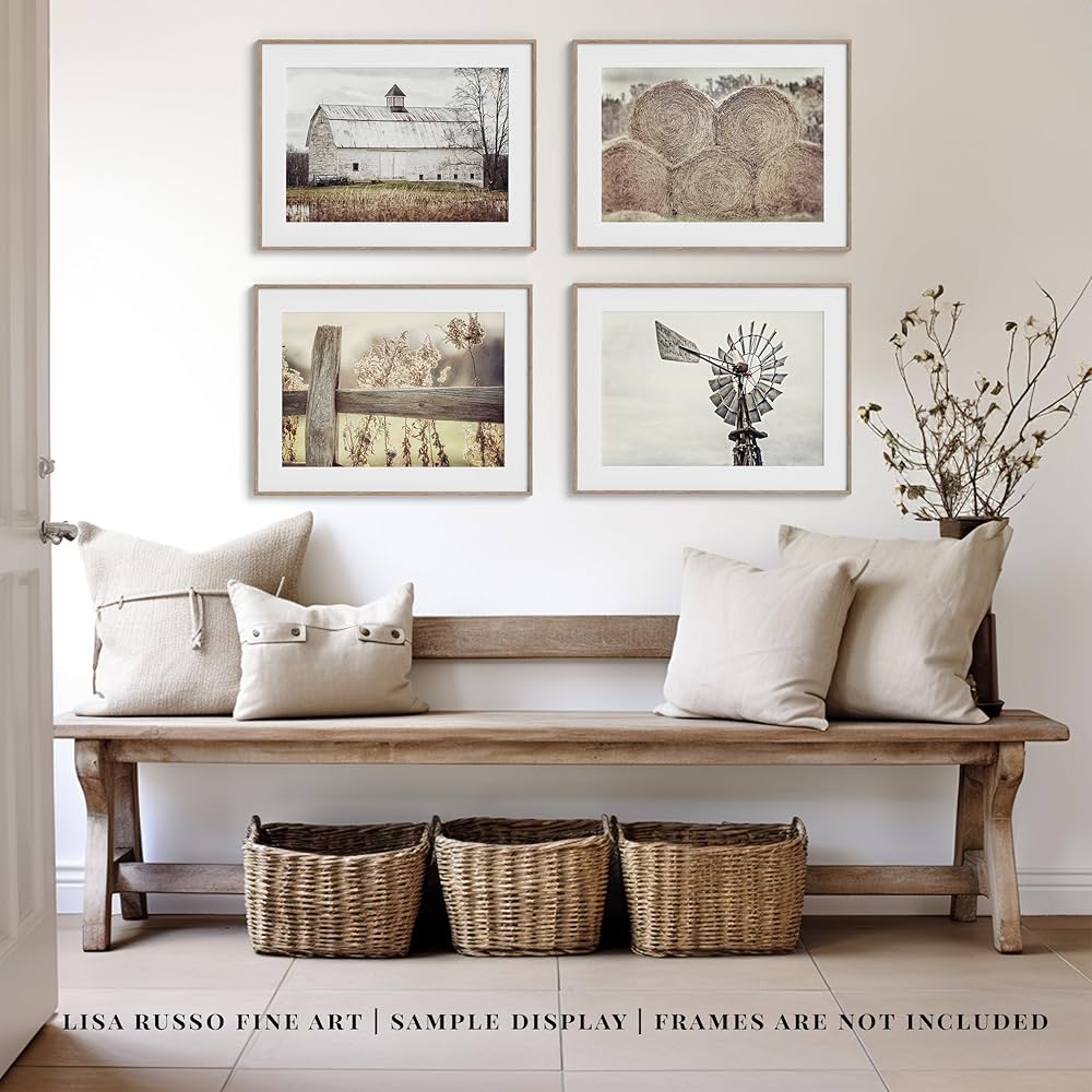 Amazon.com: Lisa Russo Fine Art - Farmhouse Wall Decor Set