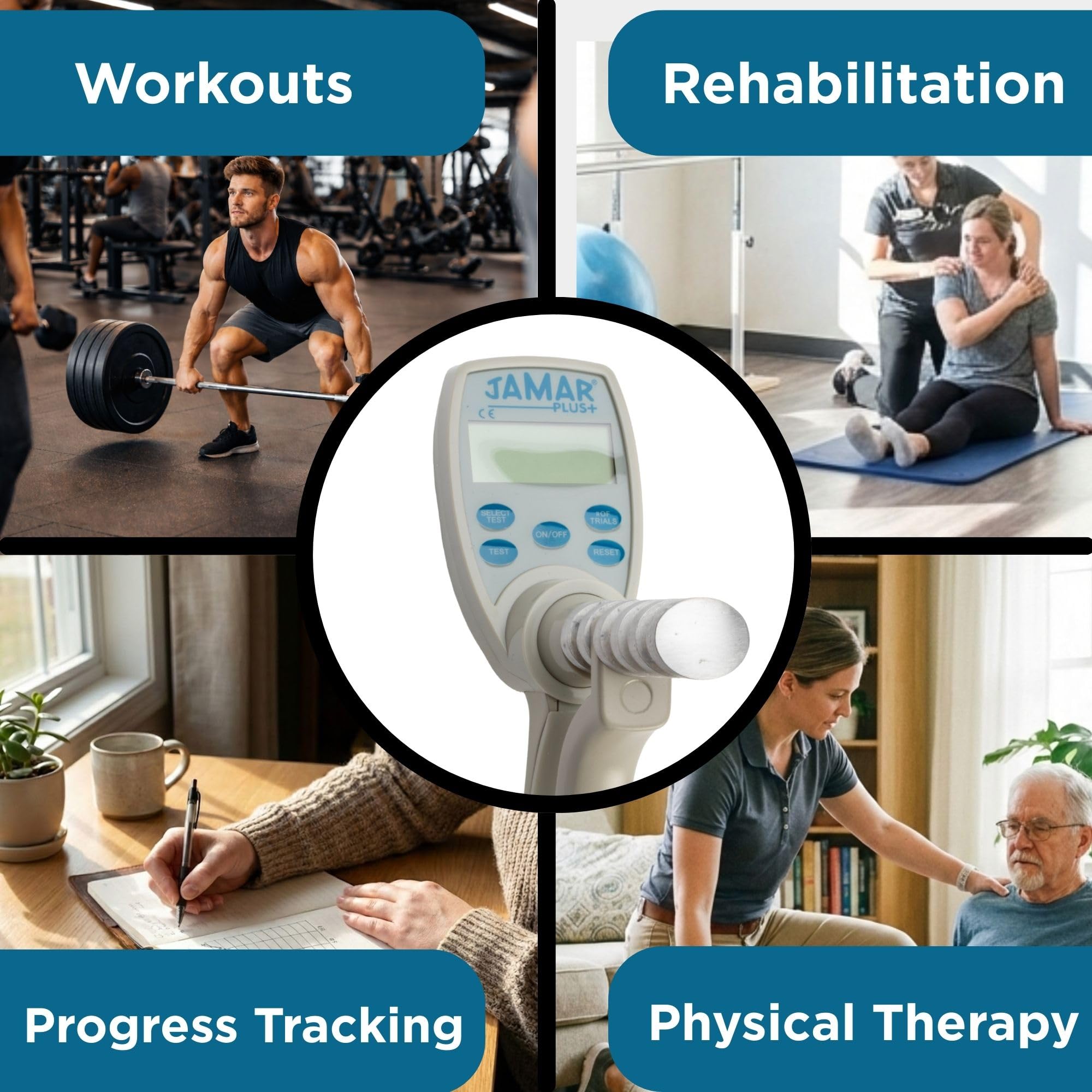 Jamar Plus Digital Hand Dynamometer - Grip Strength Tester -6
