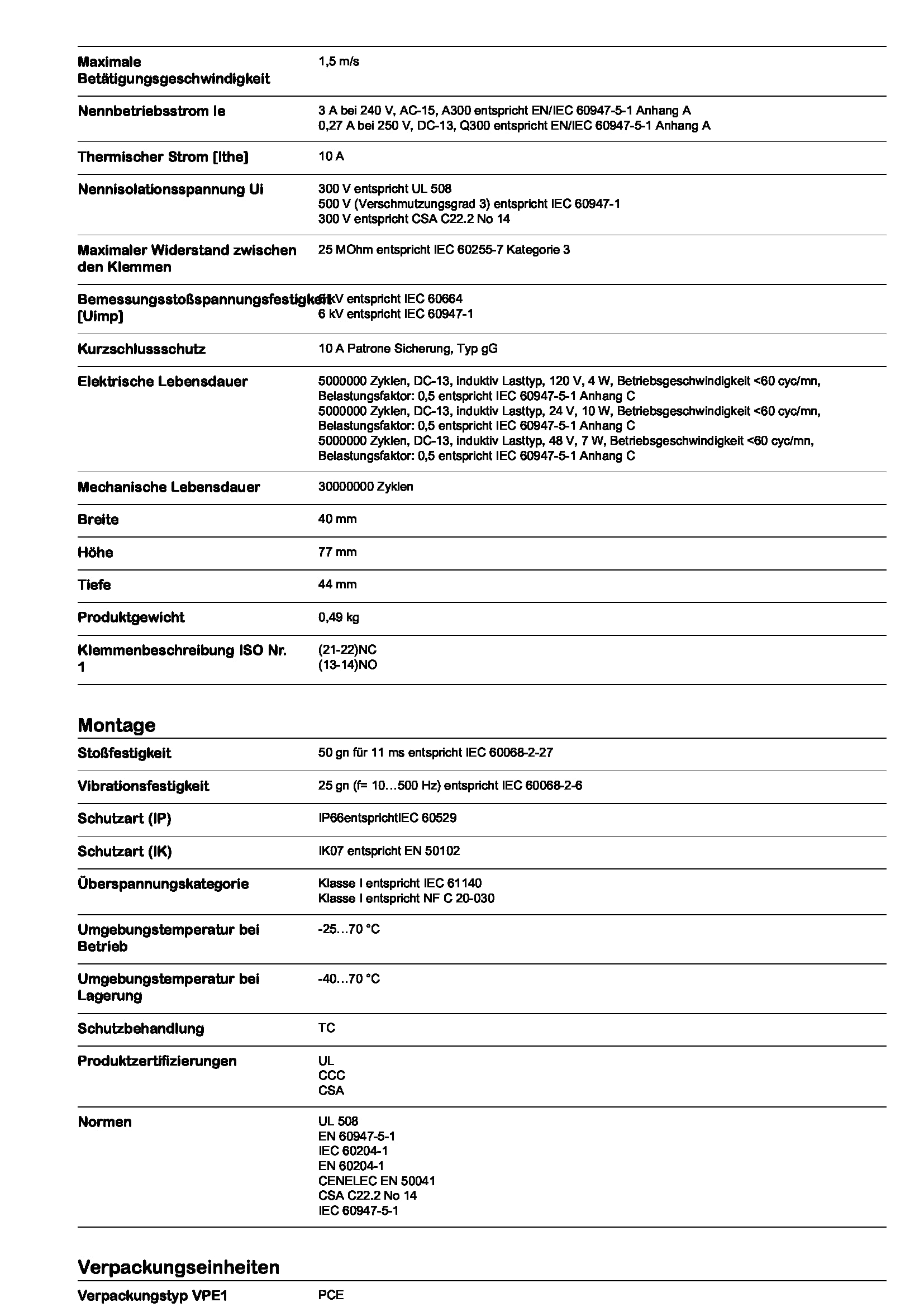 Schneider Electric XCKJ10513H29