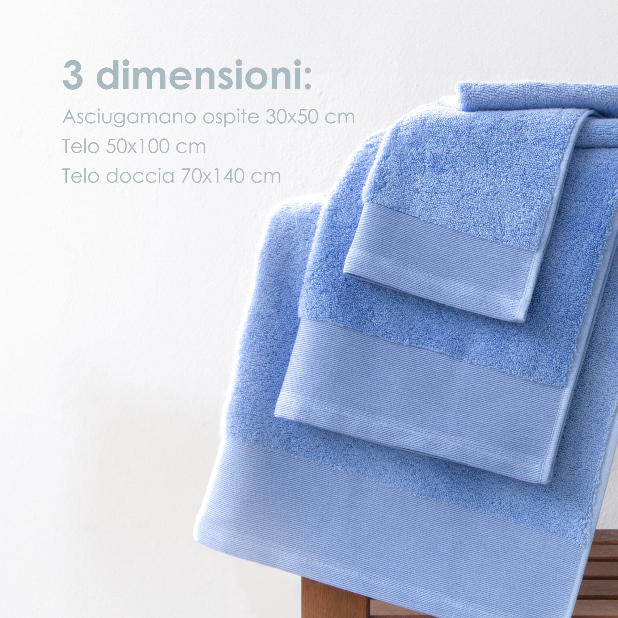 Jean & Len Asciugamano Per Ospiti In 100% Cotone Biologico, Colore Antracite, Con Appendino, Certificato OEKO-TEX E GOTS, Design Moderno E Senza Tempo, Asciugamano Per Ospiti 30x50 Cm