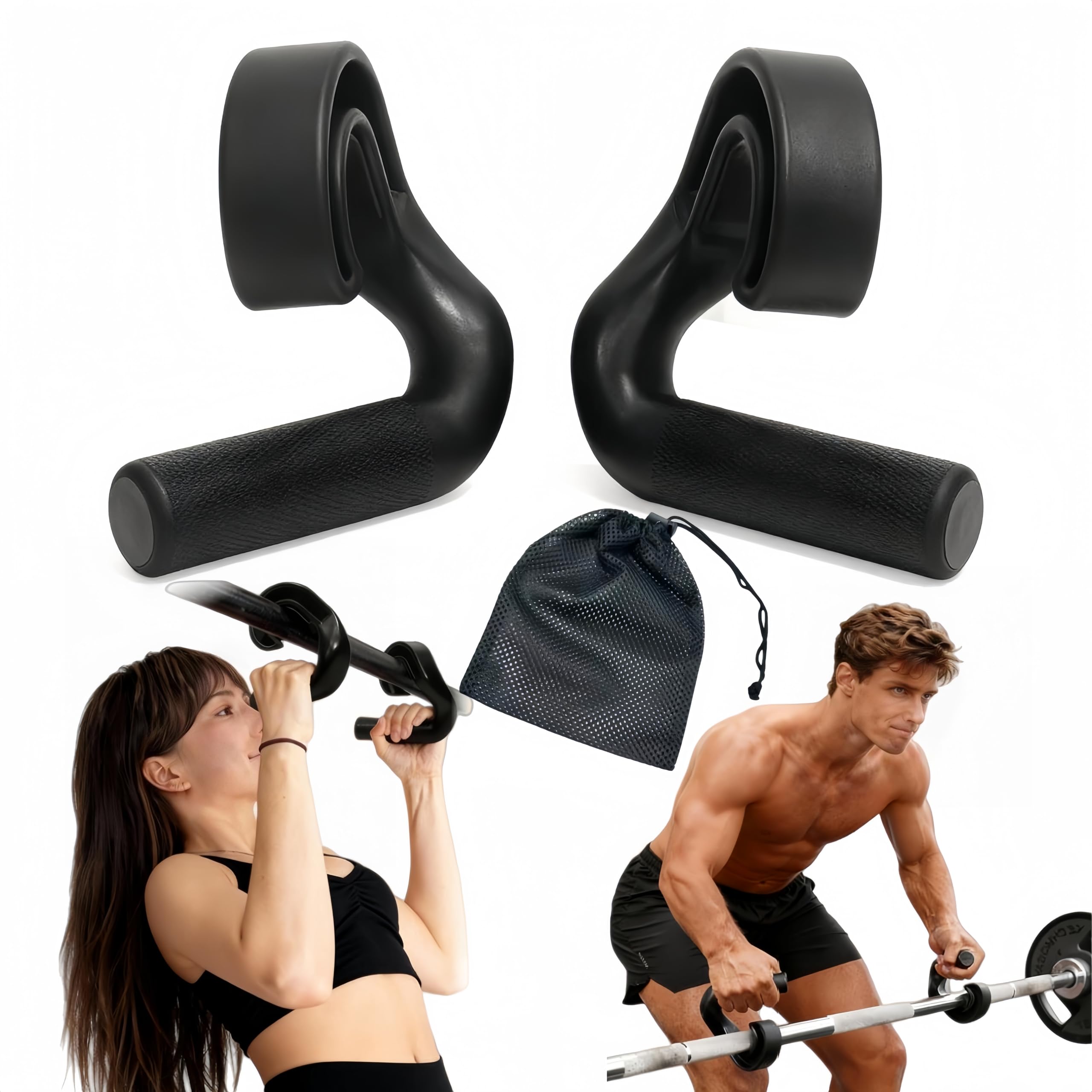 Amazon | 【45°角度グリップ】懸垂ハンドル アタッチメント 2X 筋トレ