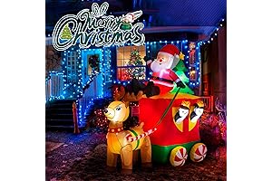 Morejoy 6.3FT Christmas Inflatables Outdoor Decorations