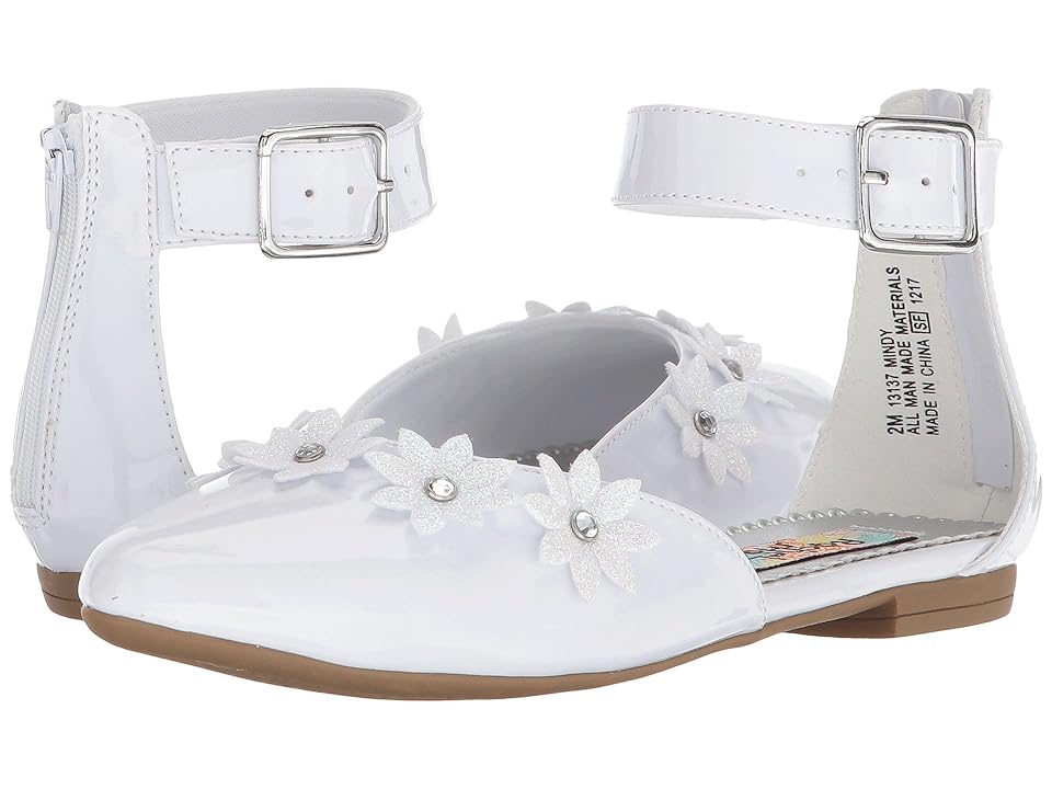 

Rachel Kids Mindy (Little Kid/Big Kid) (White Patent) Girl's Shoes