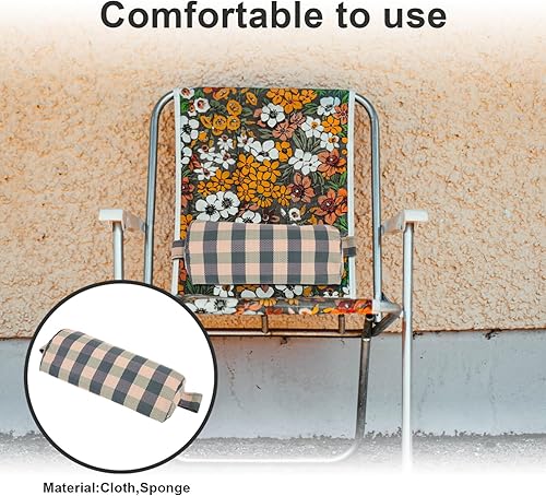 Miniatura 2 de Sosoport Sillas Almohadas de cama Cómodas sillas de cubierta Reposacabezas Accesorios para sillas de playa Reposacabezas Accesorio para silla de