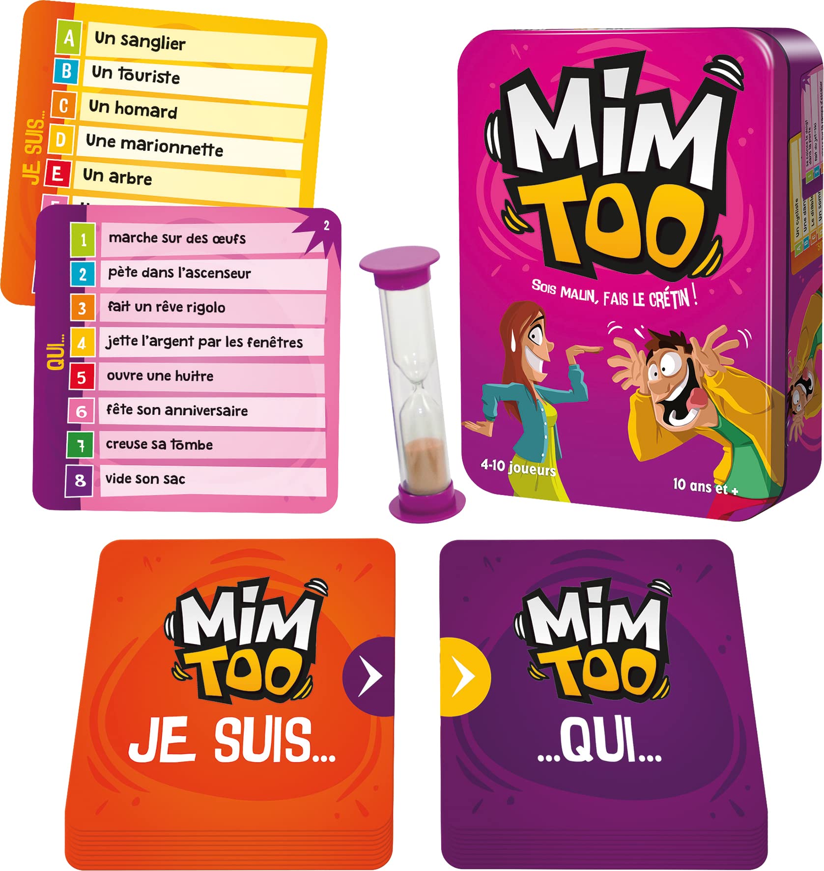 Crack List Jeu De Société Jeu De Société Contrario Cocktail Games - À Partir De 12 Ans - 3 à 10 Joueurs - 20 Minutes - Créativité Et Langue Jeu Groupe 3-10 Joueurs