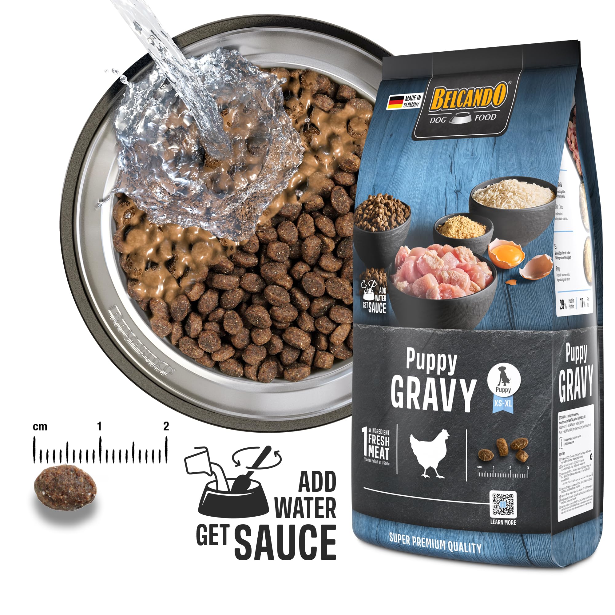 Belcando Puppy Gravy [12.5kg] Complete Dog Food | Dry Food for