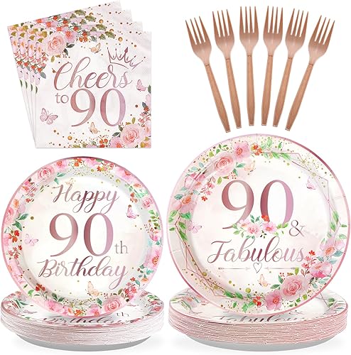 Miniatura 22 de 96 piezas de suministros desechables para fiesta de los 90 de estilo casa, platos de papel y servilletas de fiesta de los 90 con grafiti retro,